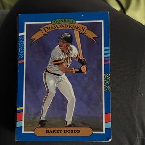 Donruss Diamond Kings Baseball Card Barry Bonds